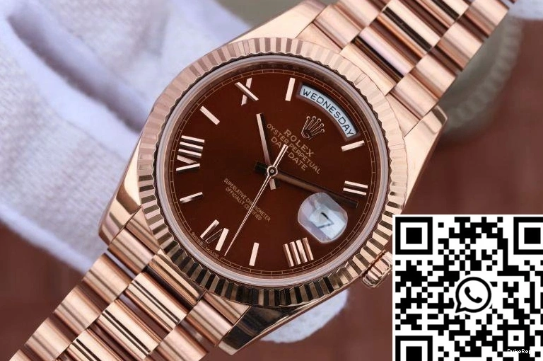 Dial Brown Date Factory EW 228235 Day Rolex 40mm 0401